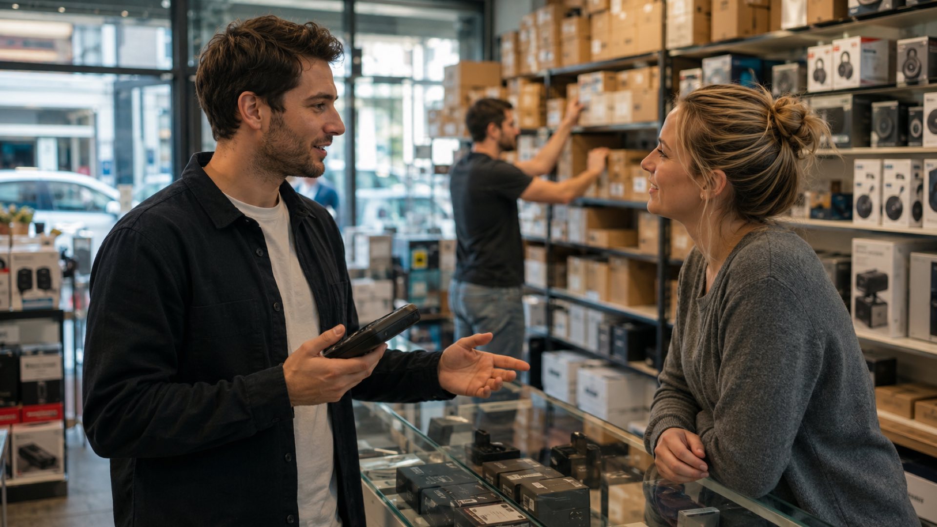 gestión de inventario de electrónicos